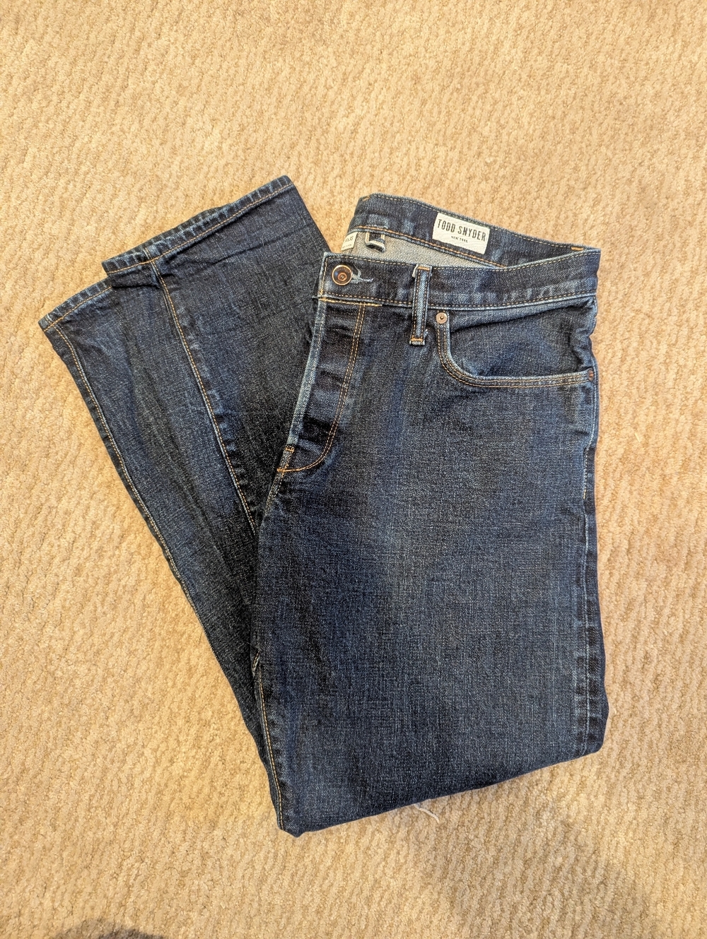 Todd Snyder Indigo Denim Jeans